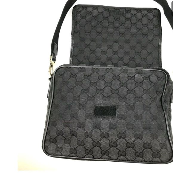 Gucci Bag Shoulder Bag GG CANVAS 019 0375 001553 Authentic - Picture 9 of 13